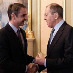 Συνάντηση με τον Ρώσο ΥΠΕΞ Σεργκέι Λαβρόφ είχε ο Κυριάκος Μητσοτάκης στη&nbsp;Μόσχα