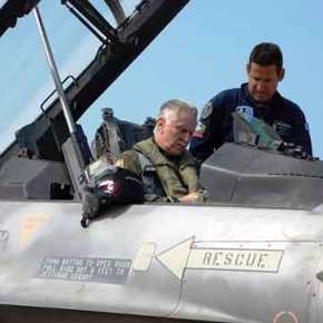 Ξαφνικά στο νησί της Λήμνου με Μαχητικό ο&nbsp;Α/ΓΕΕΘΑ…Τυχαία;