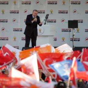 “Τούρκος” ο Ερντογάν με τον μακελάρη: Δεν υπάρχει Κωνσταντινούπολη, μόνο&nbsp;Ιστανμπούλ