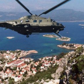 Με Ε/Π «ΝΗ-90» στο Τρίγωνο της Μεγίστης ο ΥΕΘΑ και ο&nbsp;Α/ΓΕΕΘΑ