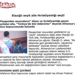 ΕΠΕΙΔΗ ΒΑΠΤΙΣΤΗΚΑΝ ΧΡΙΣΤΙΑΝΟΙ ΤΟ ΕΣΚΑΣΑΝ ΓΙΑ ΝΑ ΜΗΝ ΤΟΥΣ…ΣΦΑΞΟΥΝ ΟΙ&nbsp;ΤΟΥΡΚΟΙ