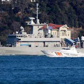 Συγκλονιστικές εικόνες: Η πυραυλάκατος ΡΙΤΣΟΣ διέρχεται τον&nbsp;Βόσπορο