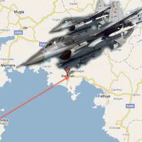 Μαζικές μετασταθμεύσεις τουρκικών F-16 απέναντι από τα&nbsp;Δωδεκάνησα