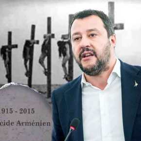 «Ράπισμα» Σαλβίνι σε Ερντογάν: Το Ιταλικό κοινοβούλιο αναγνώρισε την γενοκτονία των&nbsp;Αρμενίων!