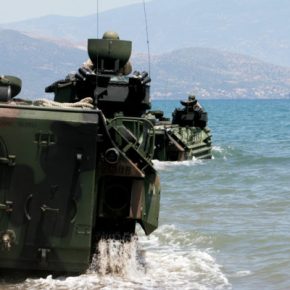 Τα Αμφίβια Τεθωρακισμένα «AAV7A1″ στην 32 ΤΑΞ-ΠΖΝ…Η Ελληνική απάντηση στα Τούρκικα&nbsp;«AAV7»
