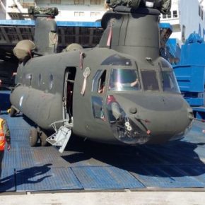 Με το πρώτο φως αποβιβάζονται τα «OH-58D Kiowa Warrior» & το 10 Σινούκ της Α.Σ ….Παρουσία του Α/ΓΕΣ&nbsp;(φωτό)