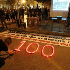 Με κόκκινο και μαύρο η Βουλή για την Γενοκτονία Ποντίων: Το αίμα και το πένθος για τους&nbsp;αθώους