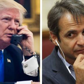 Τηλεφωνική επικοινωνία Μητσοτάκη – Τραμπ: Τι συζήτησε ο πρωθυπουργός με τον πρόεδρο των&nbsp;ΗΠΑ