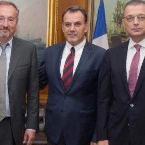 ΥΠΕΘΑ: Συναντήθηκε με τον Γάλλο πρέσβη ο Νίκος Παναγιωτόπουλος&nbsp;[pic]