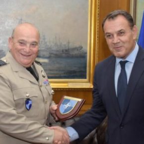 ΥΕΘΑ και Α/ΓΕΕΘΑ συναντήθηκαν με τον πρόεδρο της Στρατιωτικής επιτροπής του ΝΑΤΟ&nbsp;[pic]