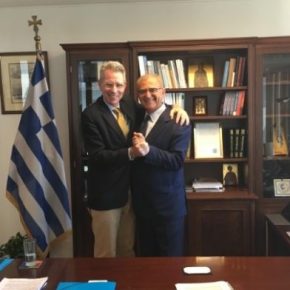 Συνάντηση Διαματάρη – Πάιατ, επιβεβαίωση του άριστου επιπέδου των σχέσεων&nbsp;Ελλάδας-ΗΠΑ