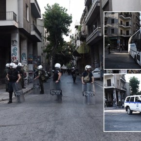 Επιχείρηση της ΕΛ.ΑΣ. στα&nbsp;Εξάρχεια