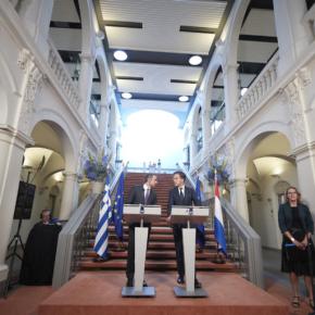 Μητσοτάκης – Ρούτε: Συζήτηση για οικονομία, «πράσινες» επενδύσεις και&nbsp;προσφυγικό