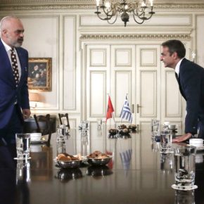 Μητσοτάκης – Ράμα: Σε θετικό κλίμα η συνάντηση, συζητήθηκε η ευρωπαϊκή προοπτική της&nbsp;Αλβανίας