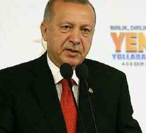 Ρ.Τ.Ερντογάν: «Mπαίνουμε ανατολικά του Ευφράτη σε 48 ώρες – Τελείωσαν τα&nbsp;λόγια»