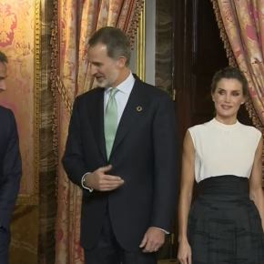 Μητσοτάκης και Μαρέβα στη δεξίωση του βασιλιά Φελίπε (εικόνες-βίντεο)