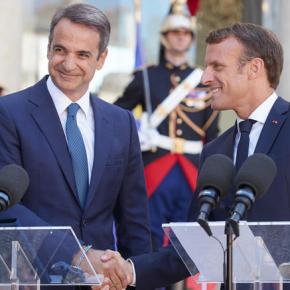 Συνάντηση Μητσοτάκη με Μακρόν – Το μήνυμα στην&nbsp;Τουρκία