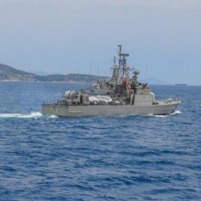 Το ύποπτο τάνκερ από την Τουρκία και η κανονιοφόρος του Πολεμικού&nbsp;Ναυτικού