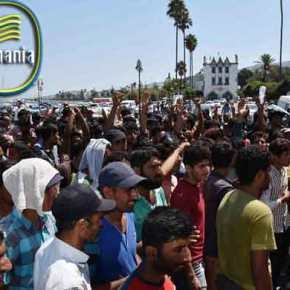 Μόρια: Λαθρο-Μετανάστες με σπαθιά και δρεπάνια – Επίθεση σε αστυνομικό για να αποτρέψουν τον έλεγχο…!!&nbsp;ΦΩΤΟ