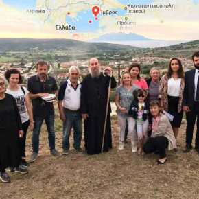 Στους Αγίους Πάντες της Ίμβρου με τον Μητροπολίτη&nbsp;Κύριλλο