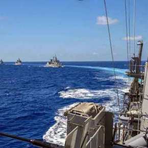 ‘Φωτιά & ατσάλι» από Κρήτη μέχρι Καστελλόριζο: Καταιγισμός πυρών από το&nbsp;ΠΝ