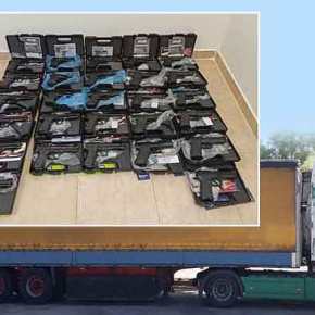 Συνελήφθη αλλοδαπός για μεταφορά όπλων στον&nbsp;Έβρο