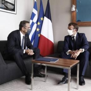Τετ α τετ Μητσοτάκη-Μακρόν: Συνάντηση με το βλέμμα στραμμένο στην Α.&nbsp;Μεσόγειο