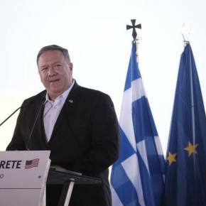Στήριξη Πομπέο σε Μητσοτάκη: Το έργο ΗΠΑ – Ελλάδας στην Ανατολική Μεσόγειο διασφαλίζει την&nbsp;ελευθερία