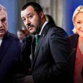 Ραγδαίες πολιτικές εξελίξεις στην ΕΕ: Β.Όρμπαν, Μ.Σαλβίνι και Μ.Λε Πεν ενώνουν τις δυνάμεις&nbsp;τους