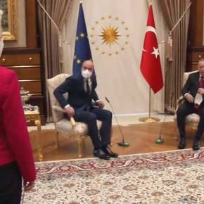 «Καψώνι» Ρ.Τ.Ερντογάν σε Φον ντερ Λάιεν: Την άφησε χωρίς καρέκλα – Έμεινε άναυδη&nbsp;(βίντεο)