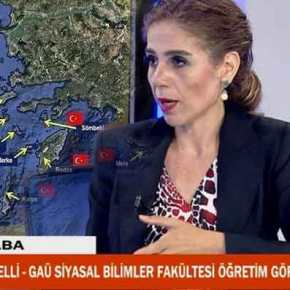 Εμετέ Γκιοζουγκιουζελί: Ανάρτηση με τουρκικές σημαίες σε ελληνικά νησιά&nbsp;(φώτο)