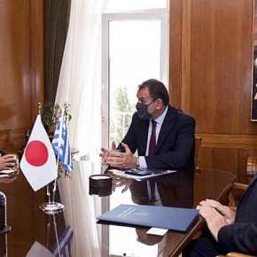 Συνάντηση Παναγιωτόπουλου με Ιάπωνα πρέσβη: Συζητήθηκε η ενίσχυση των σχέσεων στον αμυντικό&nbsp;τομέα