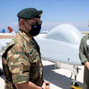 Ο Α/ΓΕΕΘΑ στη Σκύρο απ΄ όπου επιχειρεί το πρώτο νοικιασμένο UAV&nbsp;Heron