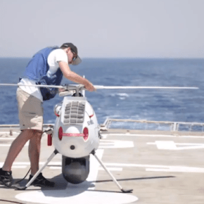 ΒΙΝΤΕΟ: Οι δοκιμές του UAS Camcopter S-100 στη φρεγάτα&nbsp;“ΑΙΓΑΙΟΝ”