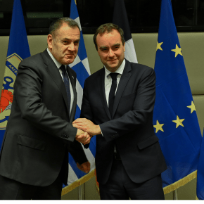 ΥΕΘΑ: Συνάντηση με τον Γάλλο Υπουργό Άμυνας – Επισκέφθηκαν την «φωλιά» των Rafale στην Τανάγρα&nbsp;[pics]
