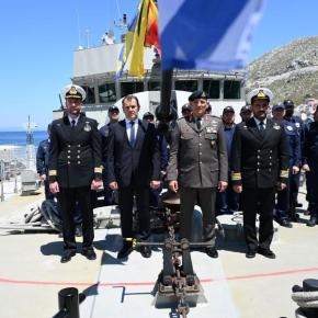 Παναγιωτόπουλος και Φλώρος στη Σύμη και δεν πα να λένε οι Τούρκοι – «Δεν πρόκειται να χαρίσουμε ούτε μια πέτρα, ούτε έναν κόκκο χώματος σε&nbsp;κανέναν»