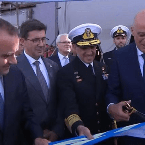 Ολοκληρώθηκε η καθέλκυση της πρώτης ελληνικής φρεγάτας «Κίμων» στη&nbsp;Γαλλία
